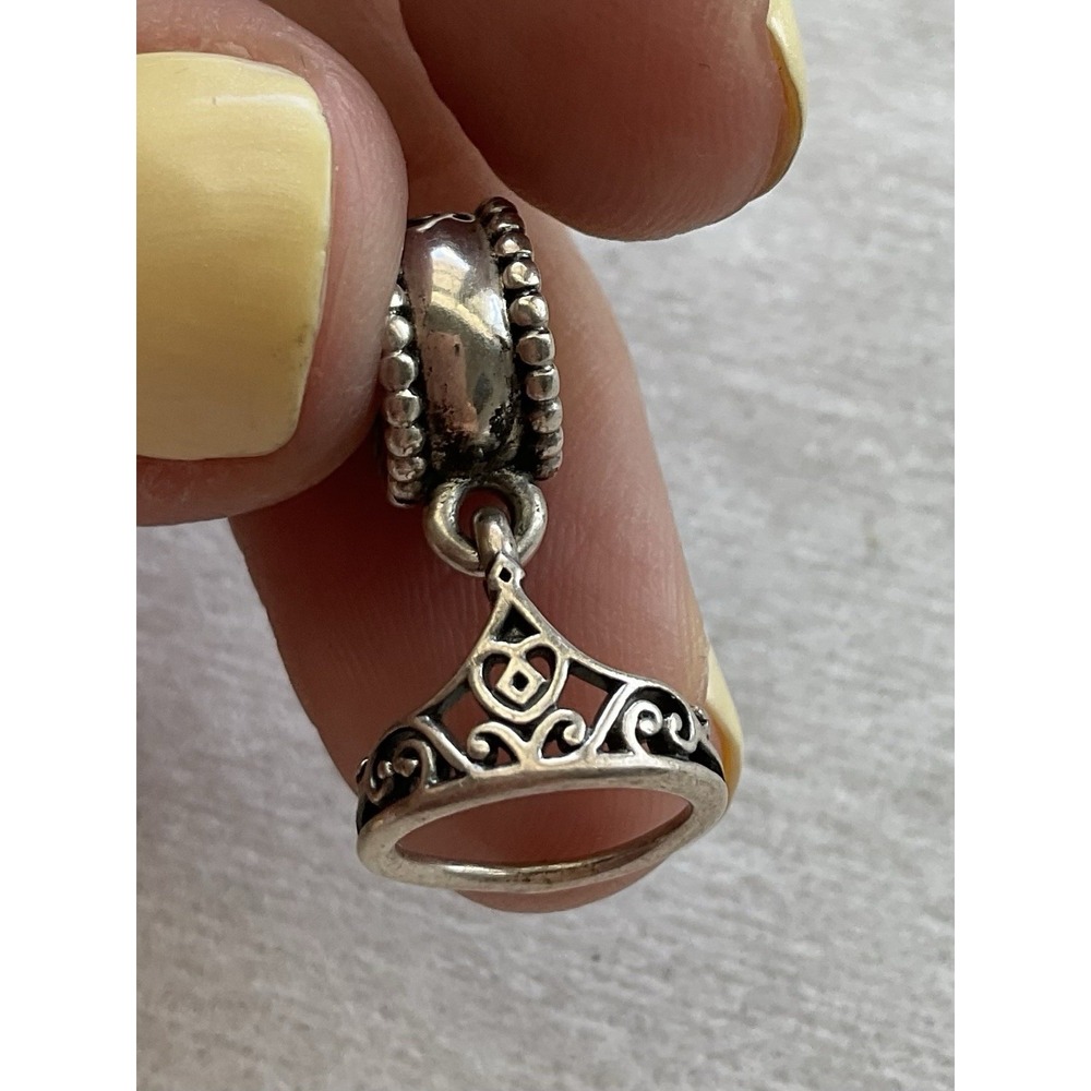 Disney Pandora ALE 925 Sterling Silver Dangle Tiara Charm